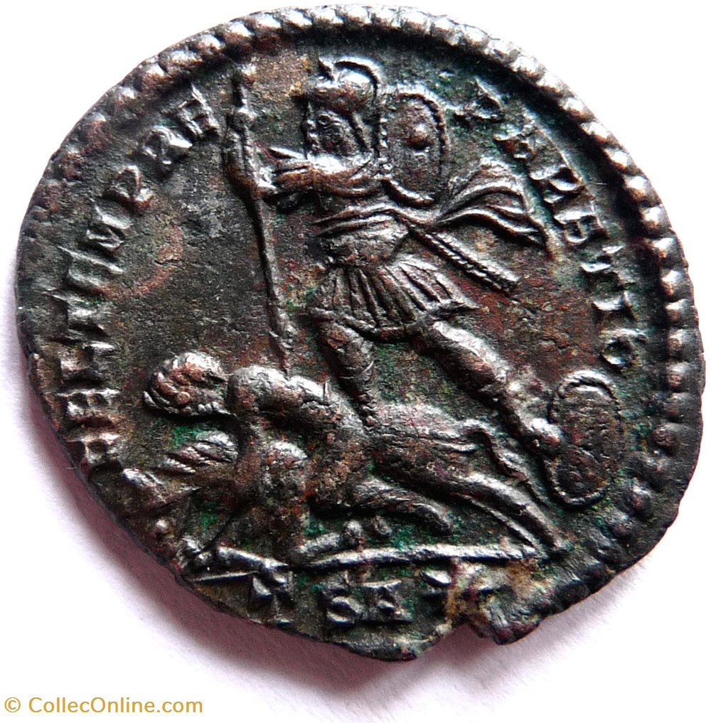 Constans 348-350/Thessalonique/FEL TEMP REPARATIO monnaies antiques romaines imperiales et republicaines constans 348 350 thessalonique fel temp reparatio
