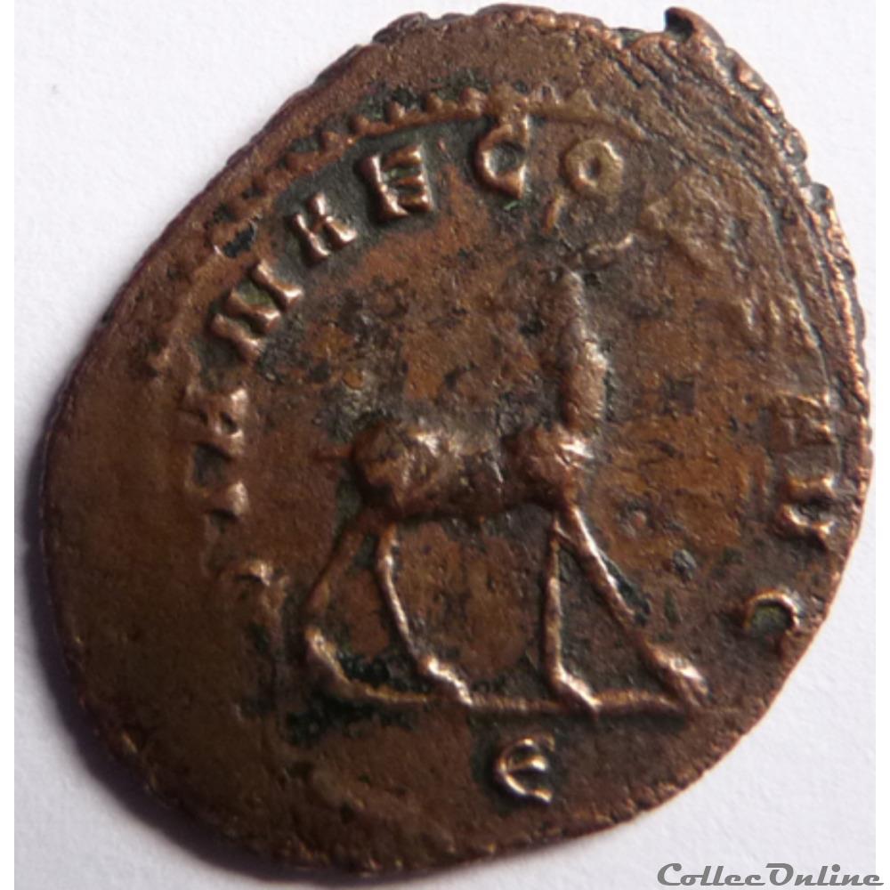 Gallien 267/Rome/DIANAE CONS AVG monnaie antique jc ap romaine gallien 267 rome dianae cons avg