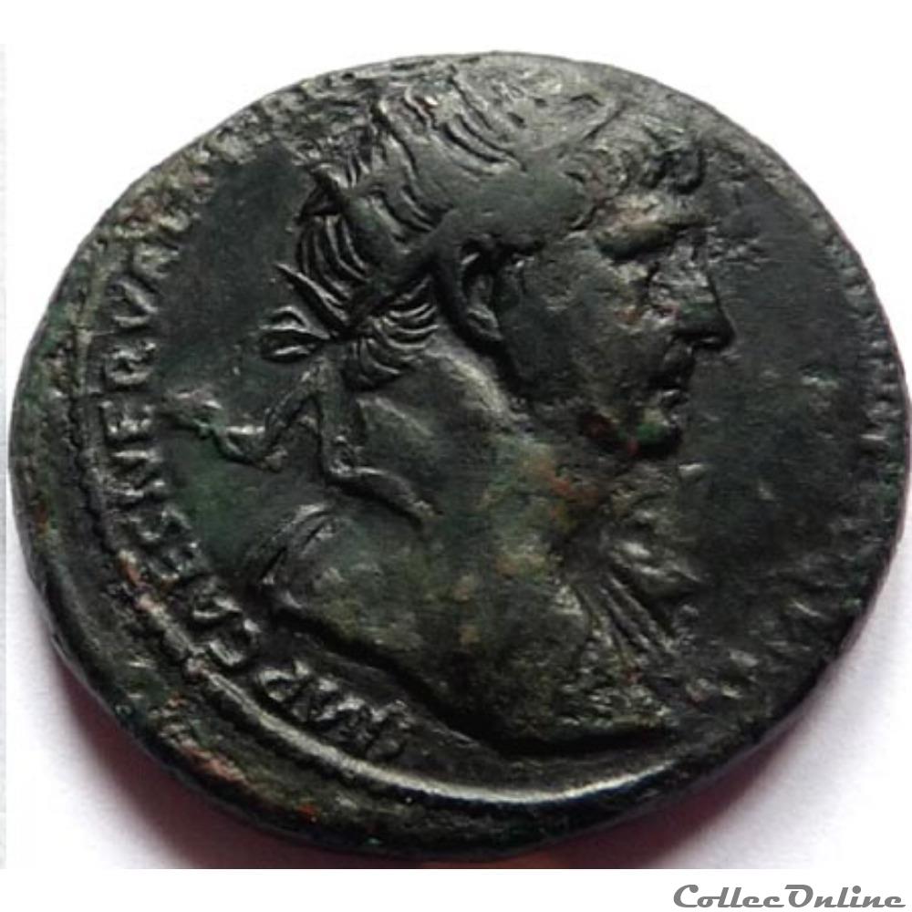 Trajan 105/Dupondius/Rome/RIC II 502 monnaies antiques romaines imperiales et republicaines trajan 105 dupondius rome ric ii 502