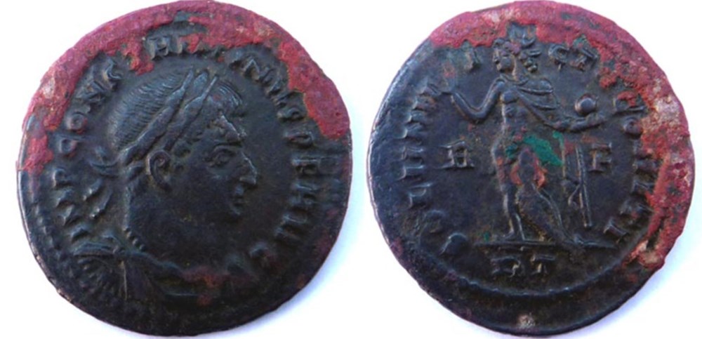 RIC 2/Constantin 1er 313/Rome/SOLI INVICTO COMITI monnaies antiques romaines imperiales et republicaines ric 2 constantin 1er 313 rome soli invicto comiti