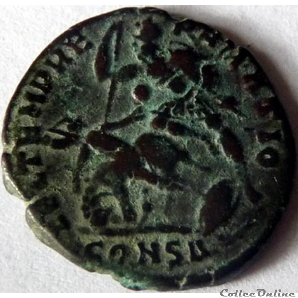 Constance II 351-355/Constantinople/FEL TEMP REPARATIO monnaies antiquite av jc ap romaines republicaines imperiales constance ii 351 355 constantinople fel temp reparatio