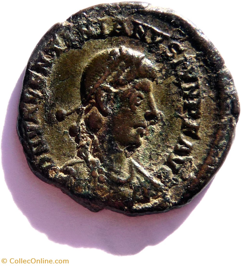 Valentinien II 375-378/Trèves/GLORIA ROMANORVM monnaies antiques romaines imperiales et republicaines valentinien ii 375 378 treves gloria romanorvm