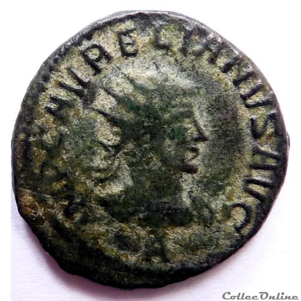 Aurélien et Vabalath 270-272/Antioche/RIC V 381 monnaies antiquite av jc ap romaines republicaines imperiales aurelien et vabalath 270 272 antioche ric v 381