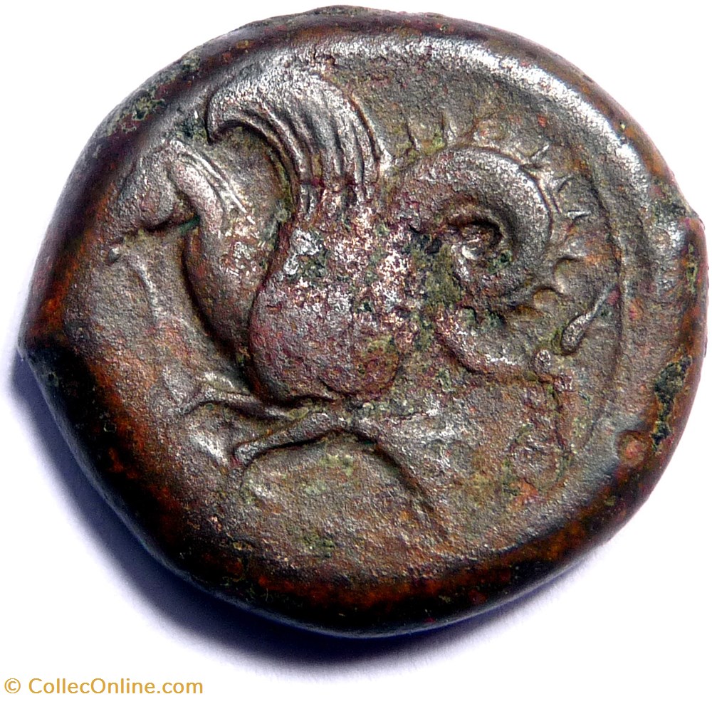 Monnaie de Sicile - Dionisios 1er (Denys l'Ancien 431-367) monnaies antiques grecques monnaie de sicile dionisios 1er denys ancien 431 367