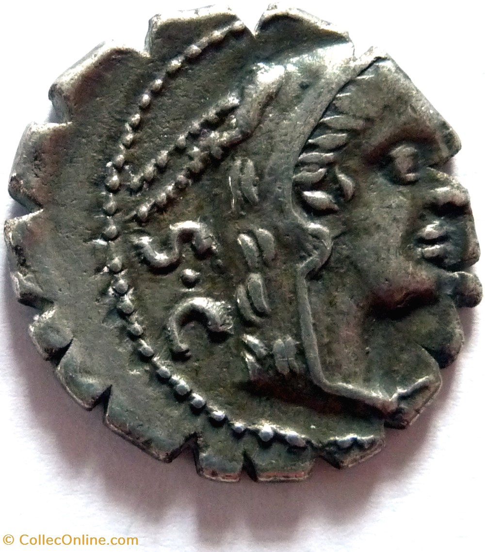 Gens Procilia -80/Denier serratus/Rome/Junon Sospita monnaies antiques romaines imperiales et republicaines gens procilia 80 denier serratus rome junon sospita