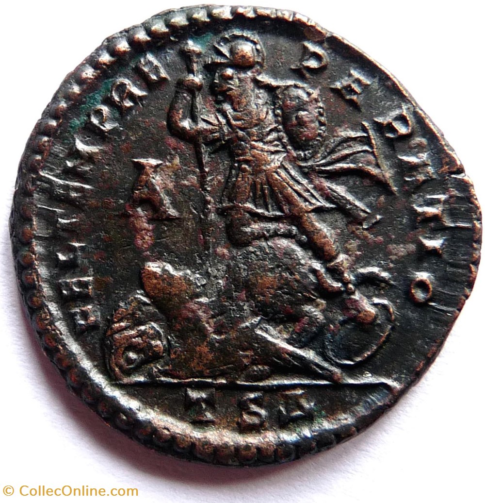 Constance II 348-350/Thessalonique/FEL TEMP REPARATIO monnaies antiques romaines imperiales et republicaines constance ii 348 350 thessalonique fel temp reparatio