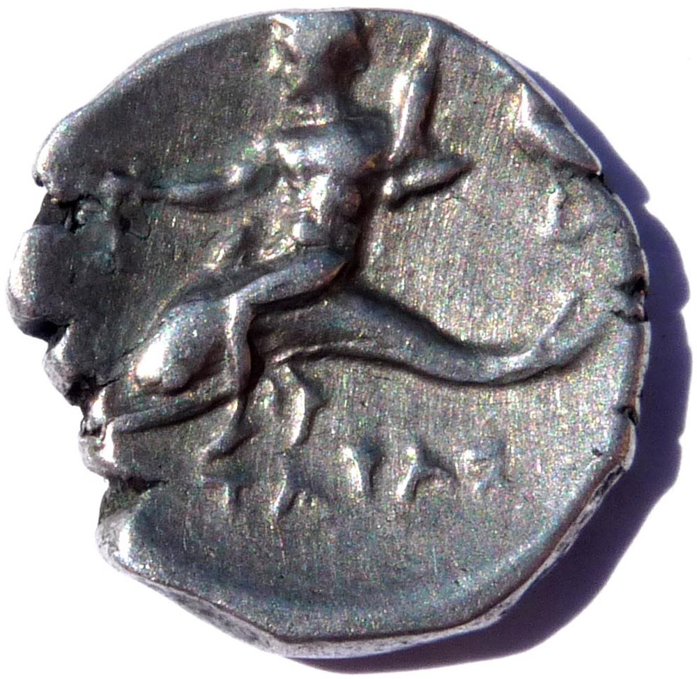Monnaie de Calabre (Tarente) 272-235 monnaies antiques grecques monnaie de calabre tarente 272 235
