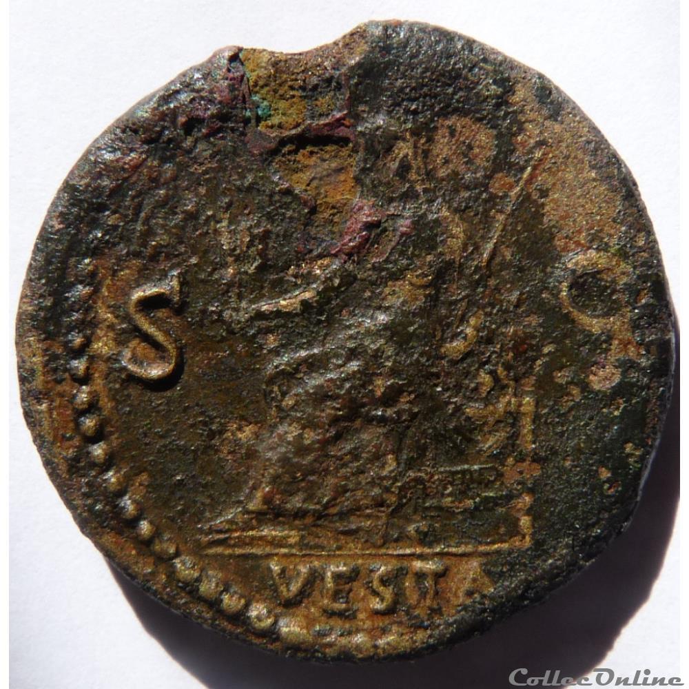 Recyclage de coins monétaires Coin pour as sur dupondius monnaie antique av jc ap romaine republicaine imperiale recyclage de coins monetaires coin pour as sur dupondius