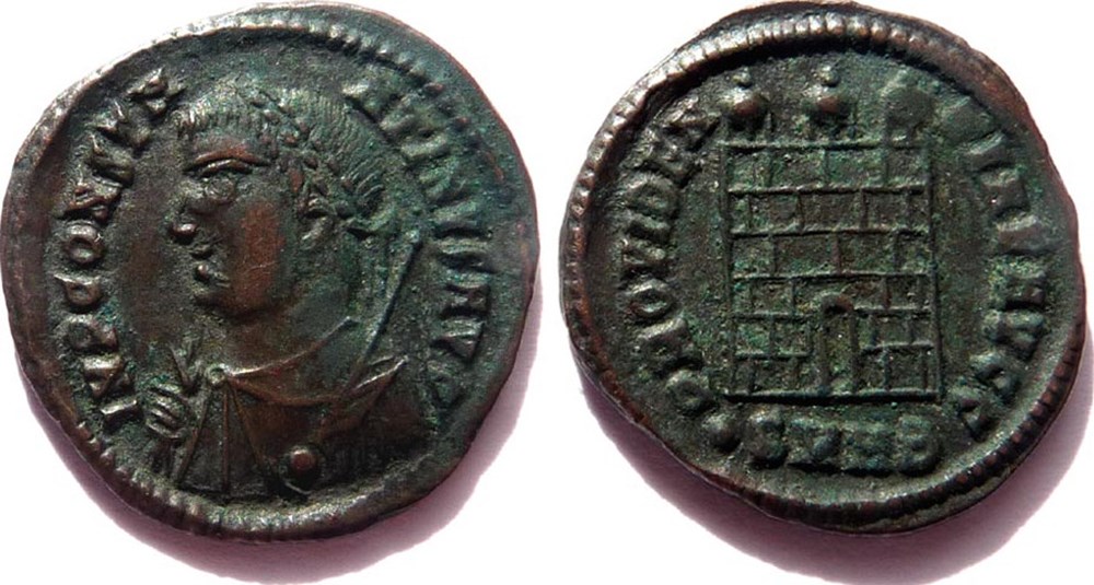 monnaies antiques romaines imperiales et republicaines providentiae avgg 318 320 heraclee