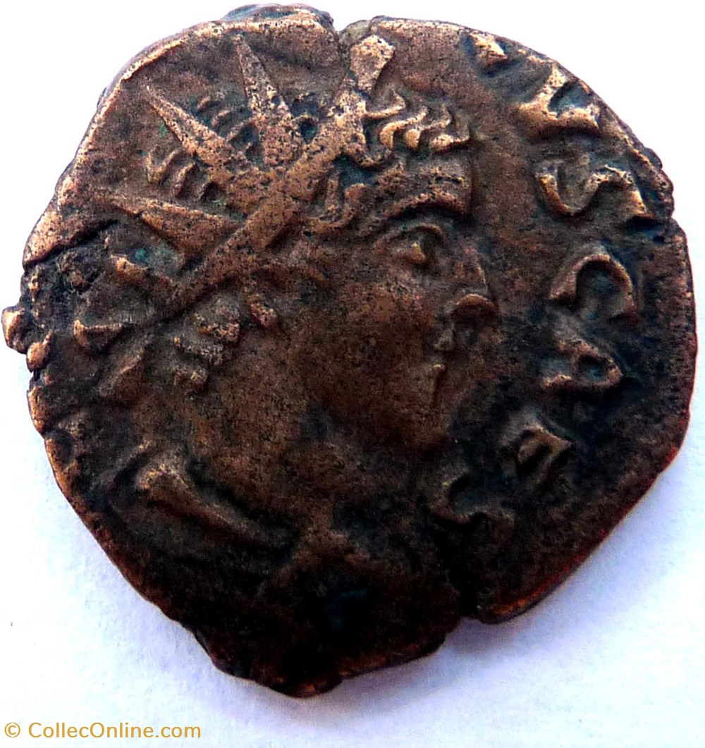 Tetricus II 272-274/Imitation hybride/SALVS AVGG monnaies antiques jc ap romaines republicaines imperiales tetricus ii 272 274 imitation hybride salvs avgg