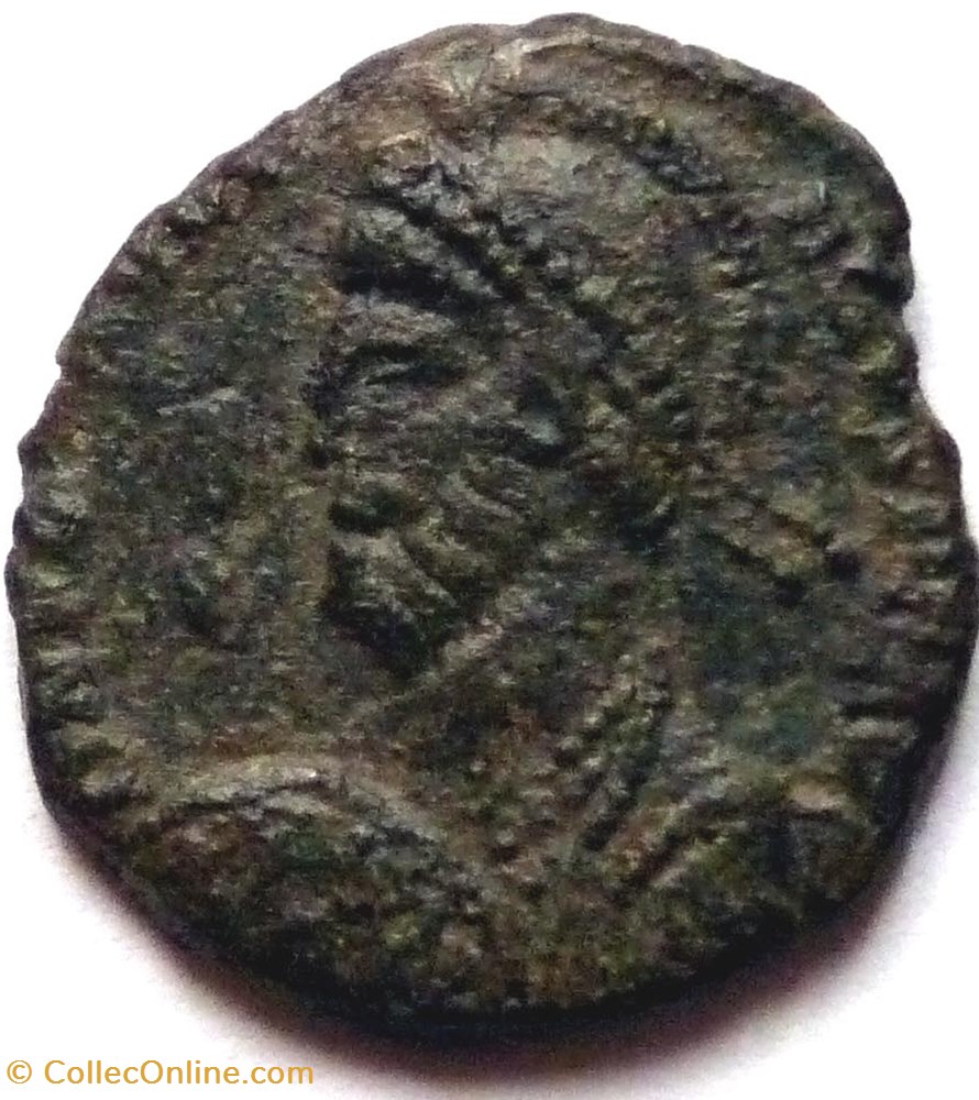 Julien II 361-363/Aquillée/VOT X MVLT XX monnaies antiquite av jc ap romaines republicaines imperiales julien ii 361 363 aquillee vot x mvlt xx