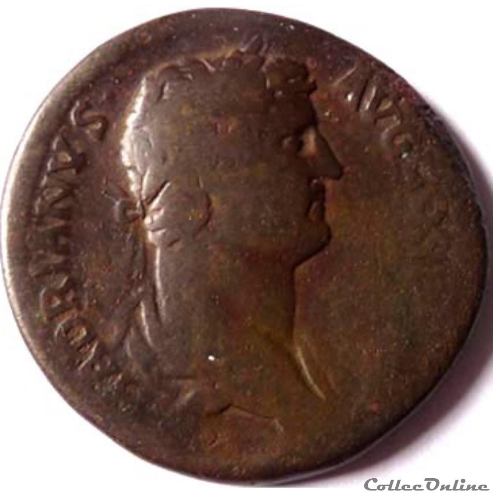Hadrien 136/Sesterce/Rome/RIC II 952 monnaie antique romaine hadrien 136 sesterce rome ric ii 952