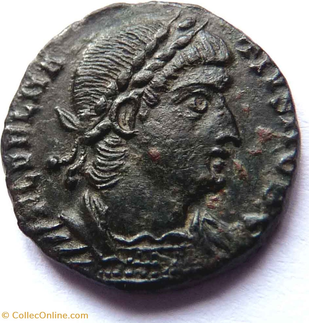 Delmace 335-337/Antioche/GLORIA EXERCITVS monnaies antiques romaines imperiales et republicaines delmace 335 337 antioche gloria exercitvs