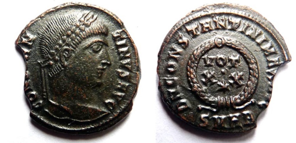 D N CONSTANTINI MAX AVG/324/Héraclée monnaies antiques romaines imperiales et republicaines d n constantini max avg 324 heraclee