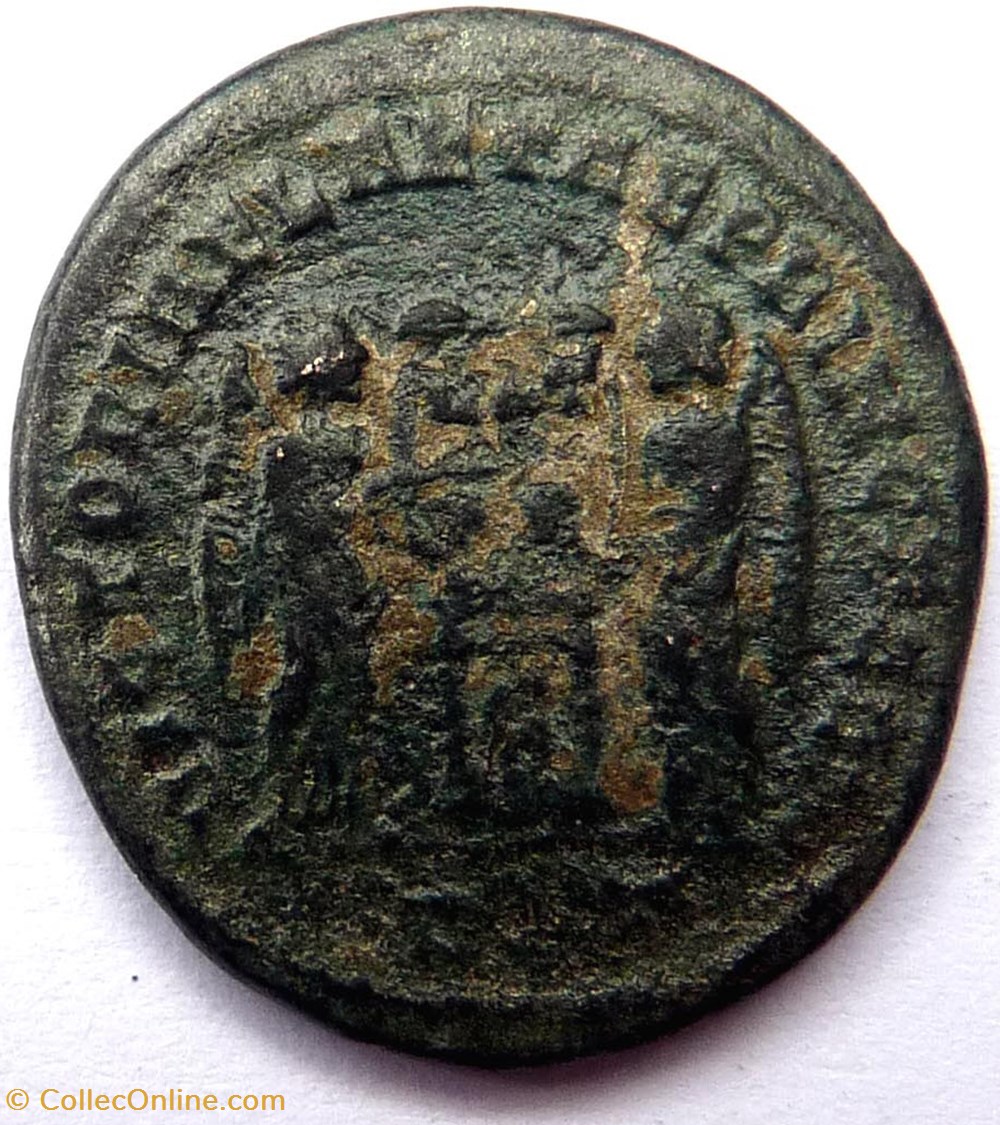 monnaies antiques romaines imperiales republicaines crispus ticinum victoriae laetae princ perp
