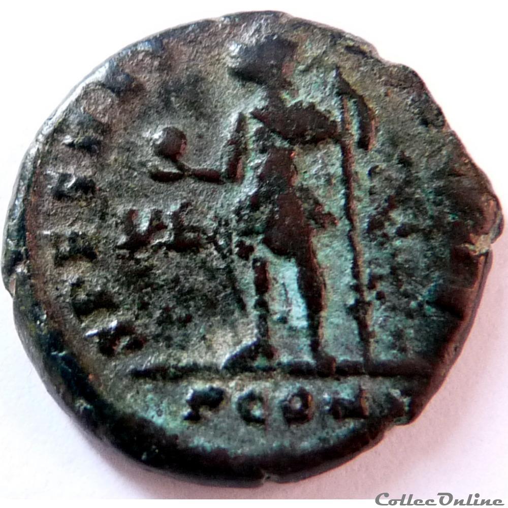 Constance II 358-359/Arles/SPES REIPVBLICE monnaies antiques av jc ap romaines republicaines imperiales constance ii 358 359 arles spes reipvblice