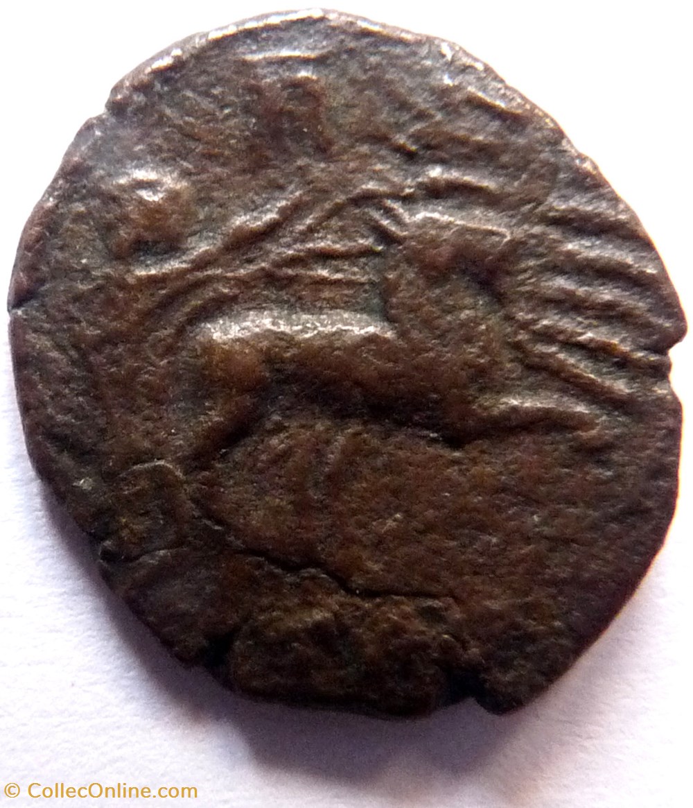Constantin divus 337-340/Trèves/Quadrige monnaies antiques romaines republicaines imperiales constantin divus 337 340 treves quadrige