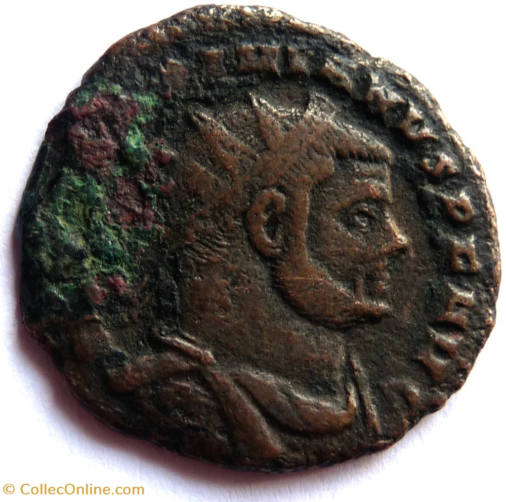 Maximien Hercule 303/Carthage/VOT XX FK monnaies antiques romaines imperiales et republicaines maximien hercule 303 carthage vot xx fk