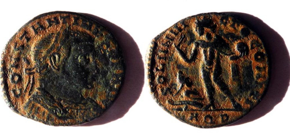 RIC 144/Constantin 1er 312-313/Aquilée/SOLI INVICTO COMITI monnaies antiques romaines imperiales et republicaines ric 144 constantin 1er 312 313 aquilee soli invicto comiti