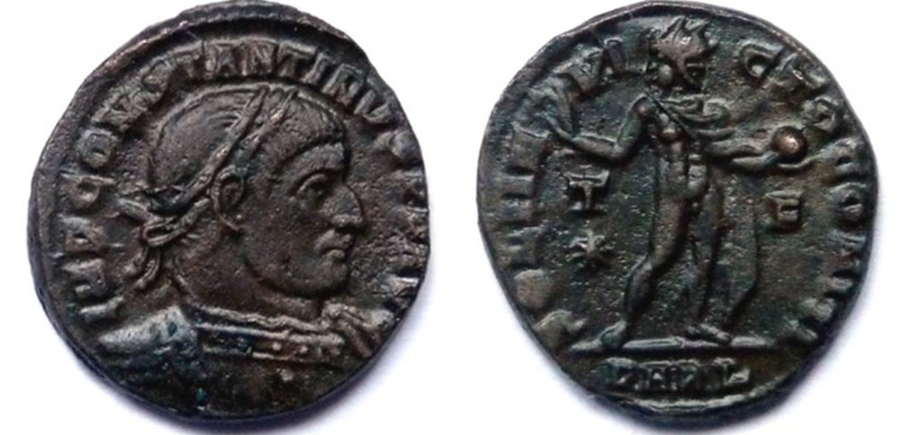 monnaies antiques romaines imperiales et republicaines ric 85 constantin 1er 315 316 arles soli invicto comiti