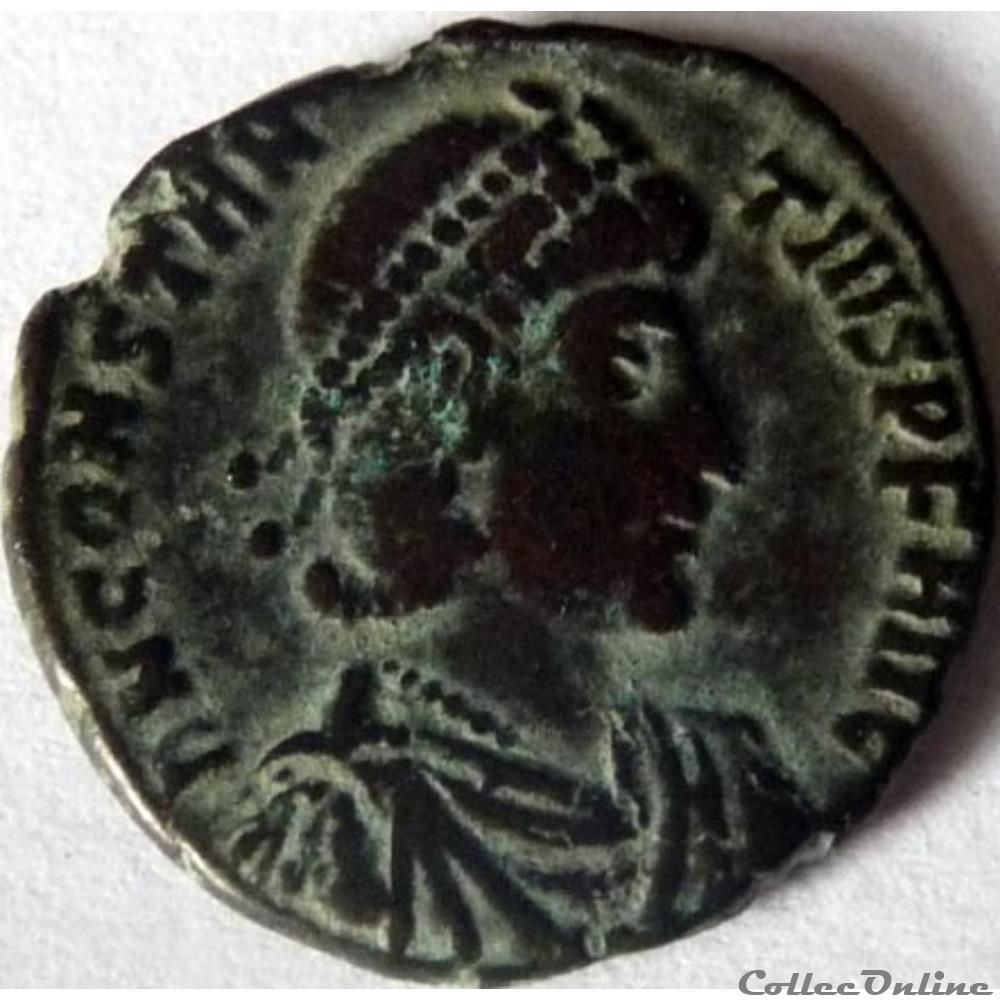 Constance II 351-355/Constantinople/FEL TEMP REPARATIO monnaies antiquite av jc ap romaines republicaines imperiales constance ii 351 355 constantinople fel temp reparatio