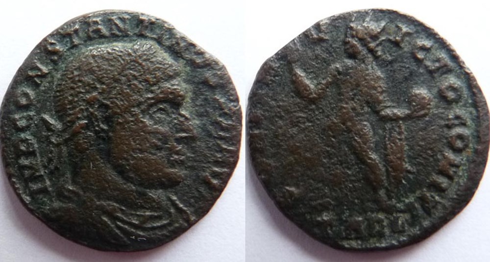 RIC 40/Constantin 1er 313-314/Arles/SOLI INVICTO COMITI monnaies antiques romaines imperiales et republicaines ric 40 constantin 1er 313 314 arles soli invicto comiti