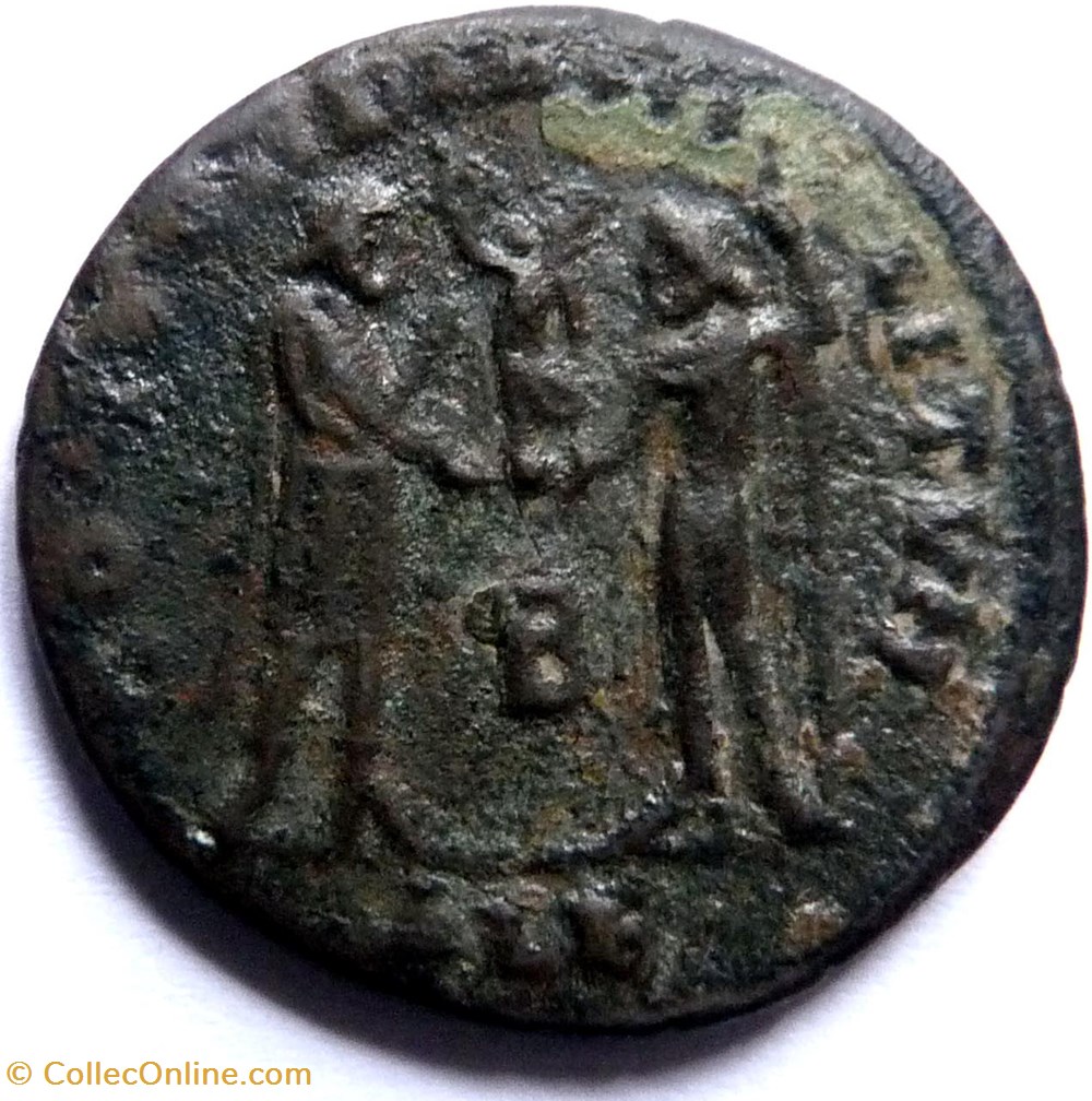 monnaies antiques romaines imperiales et republicaines galere 296 297 alexandrie concordia militvm