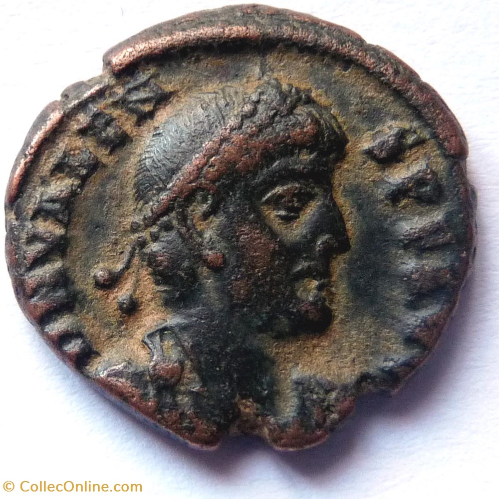 monnaies antiquite av jc ap romaines republicaines imperiales valens 364 375 alexandrie gloria romanorvm