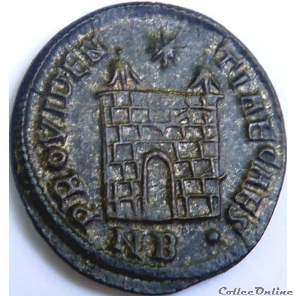 Constance II 326-327/Nicomédie/PROVIDENTIAE CAESS. monnaies antiques romaines republicaines imperiales constance ii 326 327 nicomedie providentiae caess