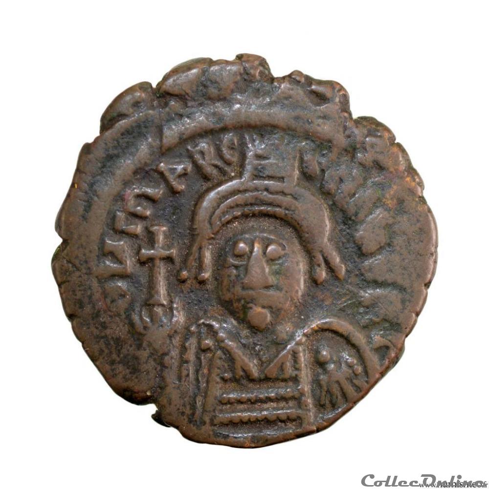 Maurice Tibère 593/Cyzique 3 monnaie antique byzantine maurice tibere 593 cyzique