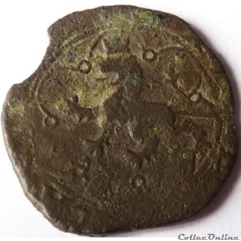 4 maravedis/Rois catholiques (Isabelle et Ferdinand) 1469-1504 monnaie 4 maravedis rois catholiques isabelle et ferdinand 1469 1504