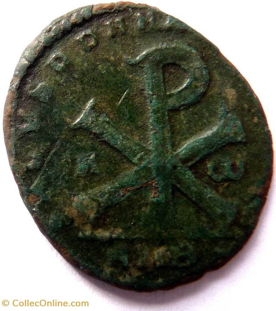 Magnence 353/Amiens/SALVS DD NN AVG ET CAES monnaies antiques romaines republicaines imperiales magnence 353 amiens salvs dd nn avg et caes