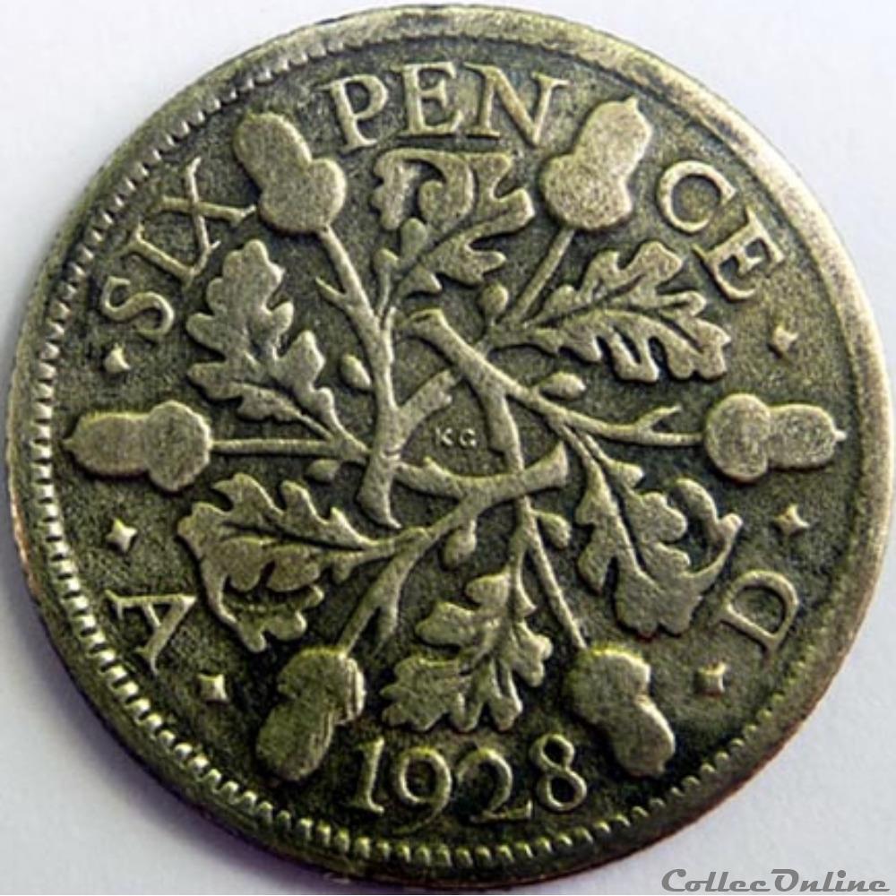 Georges V 1928 monnaie monde royaume uni georges v 1928