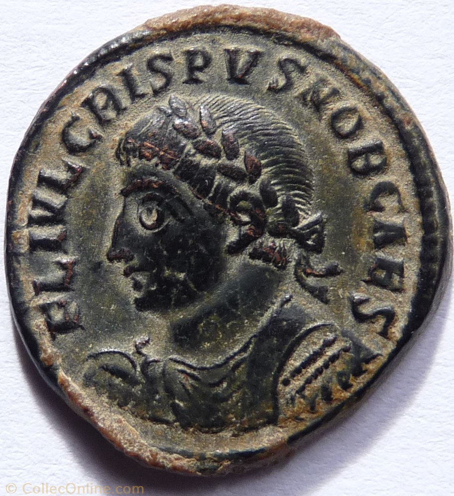 Crispus 326/Antioche/PROVIENTIAE CAESS monnaie antique av jc ap romaine crispus 326 antioche provientiae caess