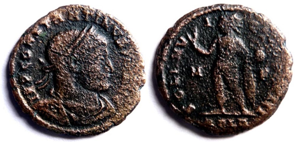 RIC 100/Constantin 1er 316/Arles/SOLI INVICTO COMITI monnaies antiques romaines imperiales et republicaines ric 100 constantin 1er 316 arles soli invicto comiti