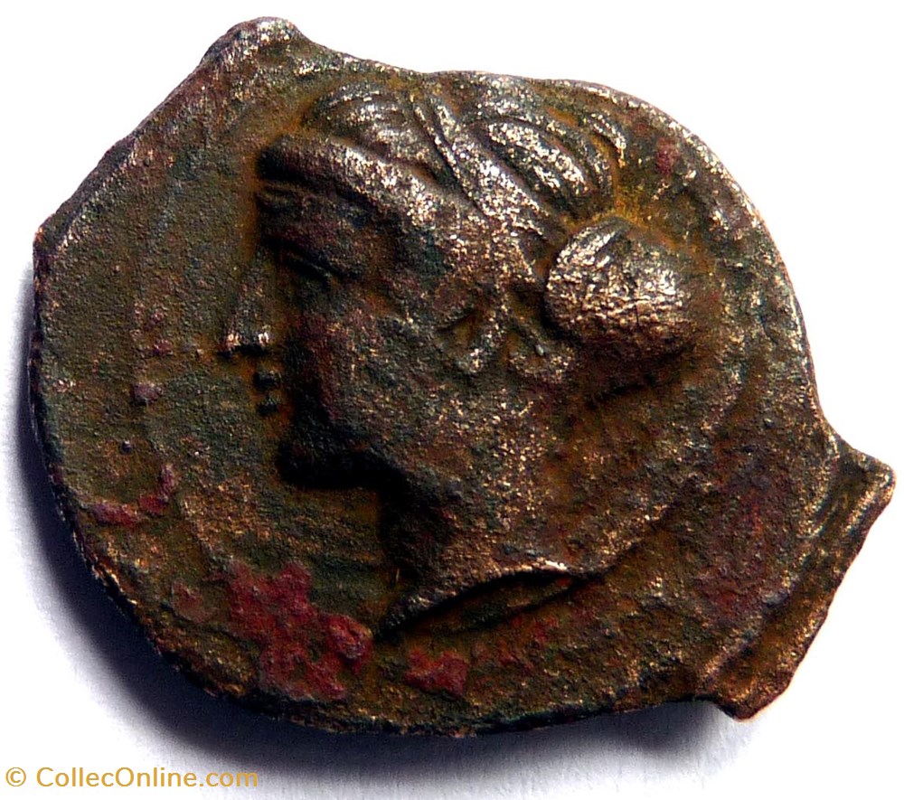Monnaie de Sicile - Dionisios 1er (Denys l'Ancien 431-367) monnaies antiques grecques monnaie de sicile dionisios 1er denys ancien 431 367