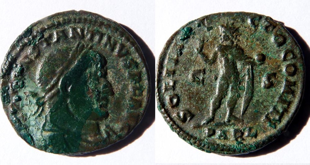 RIC 150/Constantin 1er 316-317/Arles/SOLI INVICTO COMITI monnaies antiques romaines imperiales et republicaines ric 150 constantin 1er 316 317 arles soli invicto comiti