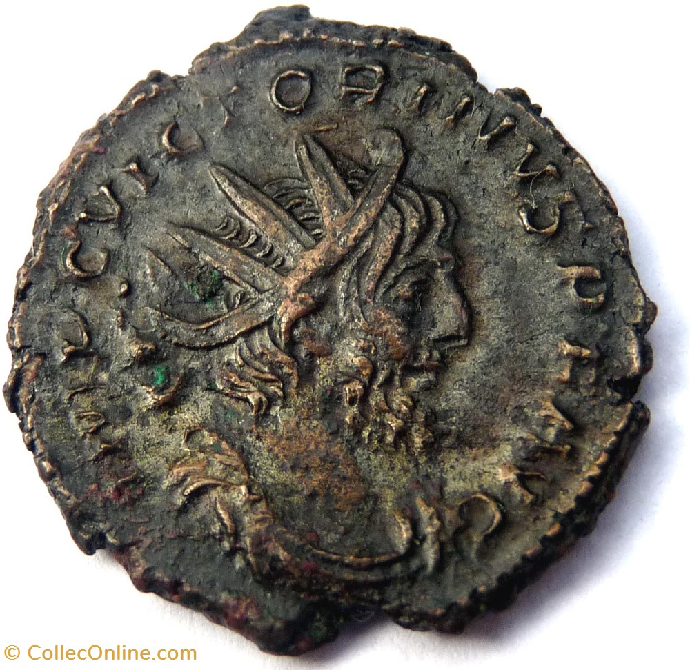 Victorin 269-271/Trèves/VIRTVS AVG monnaies antiques jc ap romaines republicaines imperiales victorin 269 271 treves virtvs avg
