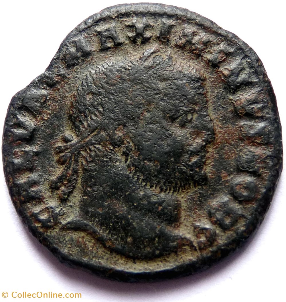Maximin Daia césar 309-310/Cyzique/VIRTVTI EXERCITVS monnaies antiques romaines imperiales et republicaines maximin daia cesar 309 310 cyzique virtvti exercitvs