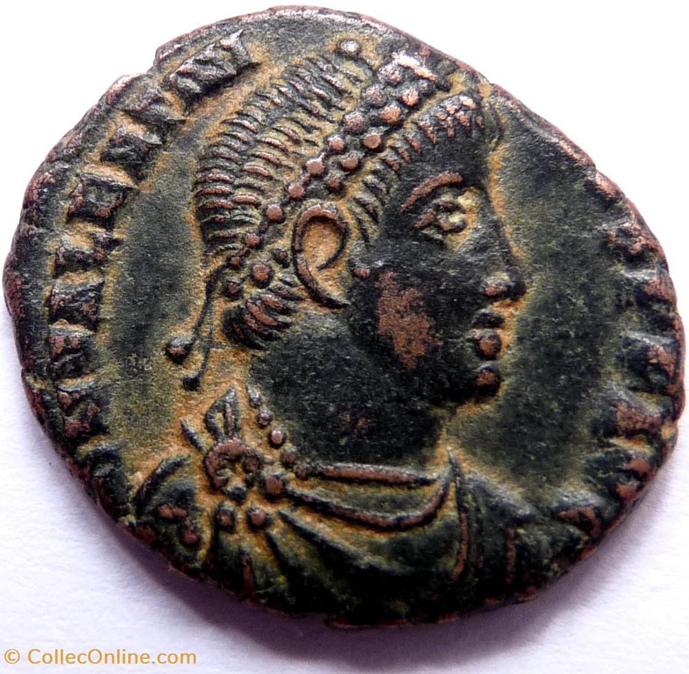 monnaies antiques romaines republicaines imperiales valentinien 364 367 antioche gloria romanorvm