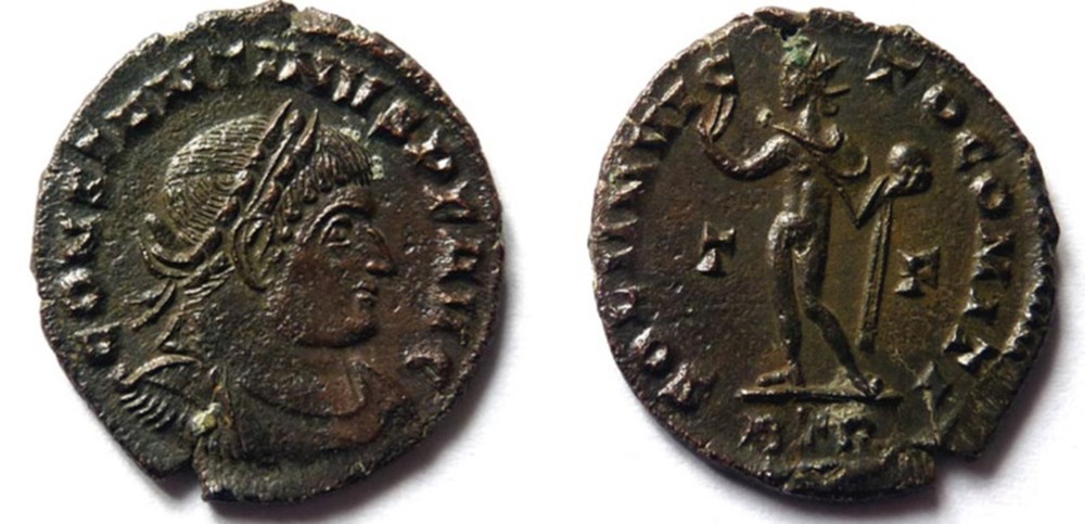 RIC 104/Constantin 1er 316/Trèves/SOLI INVICTO COMITI monnaies antiques romaines imperiales et republicaines ric 104 constantin 1er 316 treves soli invicto comiti
