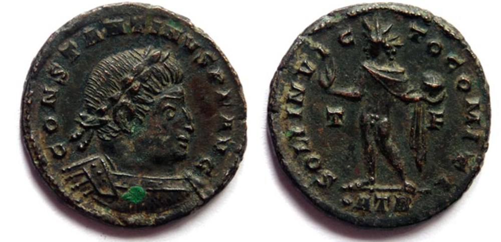 RIC 135/Constantin 1er 317/Trèves/SOLI INVICTO COMITI monnaies antiques romaines imperiales et republicaines ric 135 constantin 1er 317 treves soli invicto comiti