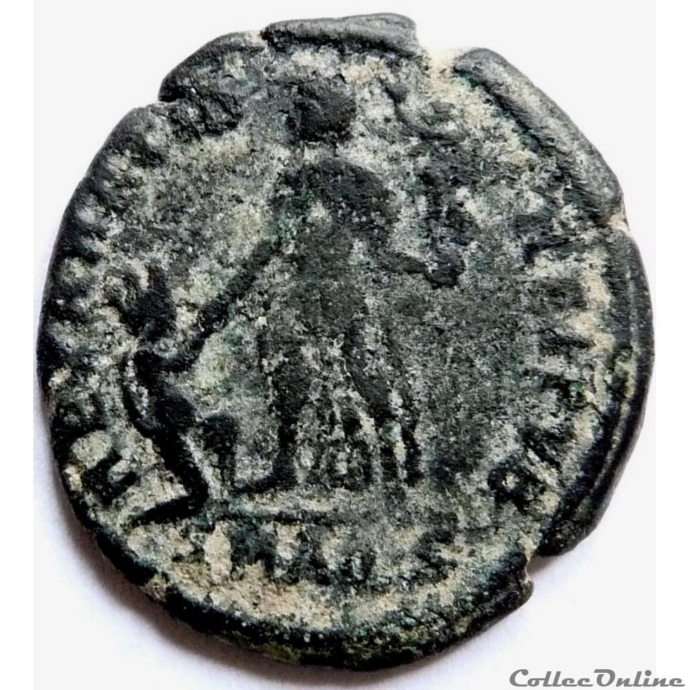 Valentinien II 378-383/Aquilée/REPARATIO REIPVB monnaie antique av jc ap romaine valentinien ii 378 383 aquilee reparatio reipvb