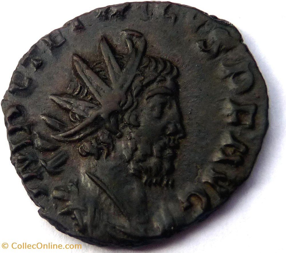 monnaies antiques jc ap romaines republicaines imperiales tetricus 1er 273 274 treves salvs avgg