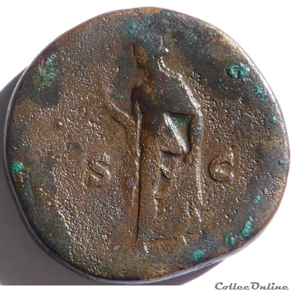Aelius 137/Sesterce/Rome/RIC II 1055 monnaie antique romaine aelius 137 sesterce rome ric ii 1055
