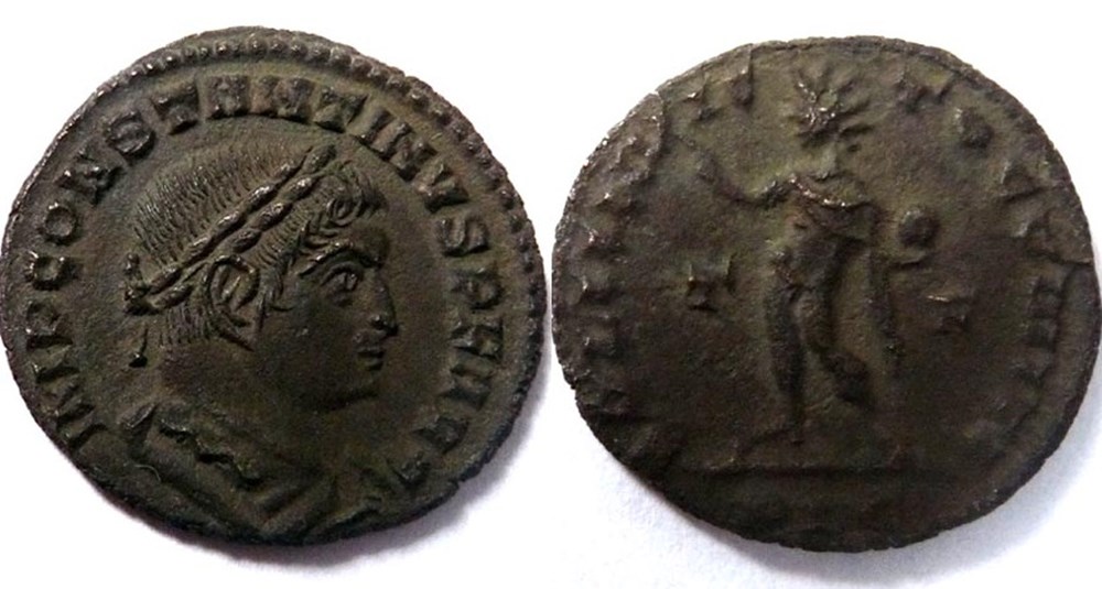 RIC 15/Constantin 1er 313-315/Lyon/SOLI INVICTO COMITI monnaies antiques romaines imperiales et republicaines ric 15 constantin 1er 313 315 lyon soli invicto comiti