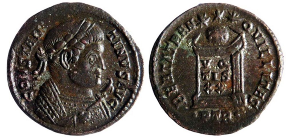 monnaies antiques romaines imperiales et republicaines beata tranqvillitas 322 323 treves