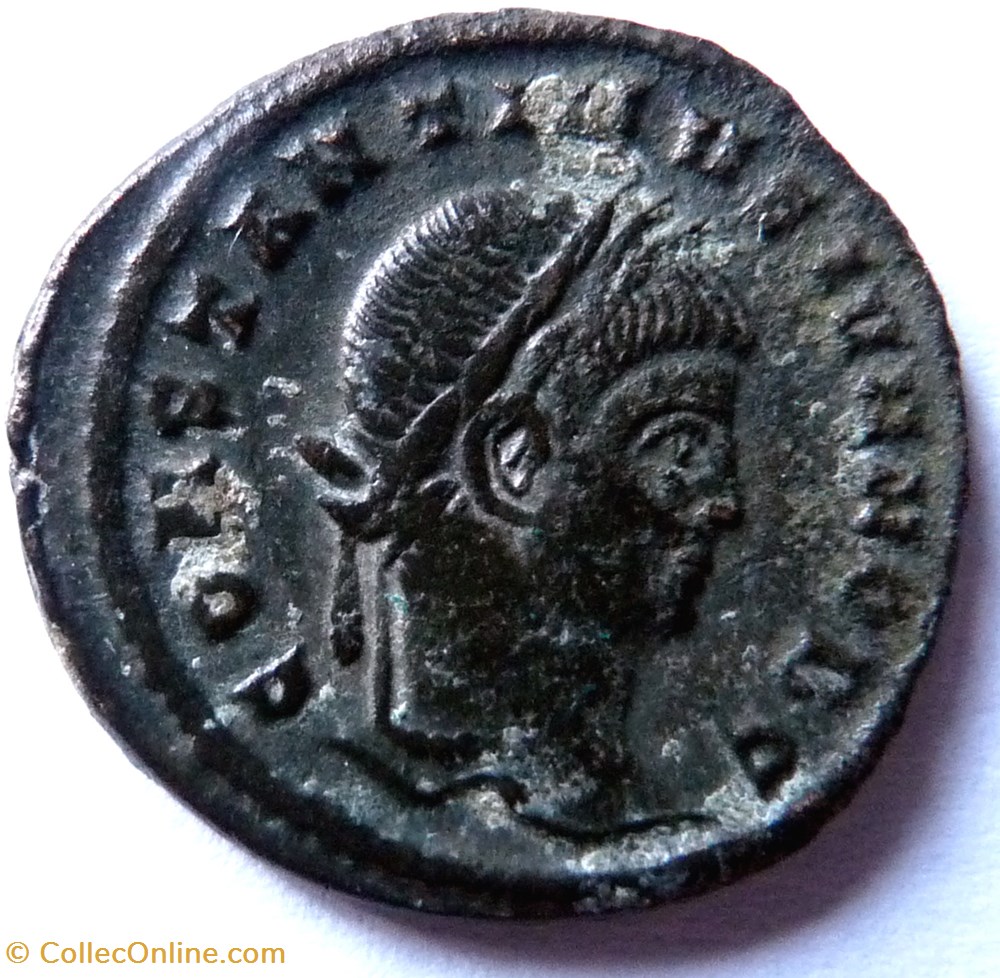 Constantin II 322/Rome/CAESARVM NOSTRORVM monnaies antiques romaines imperiales et republicaines constantin ii 322 rome caesarvm nostrorvm