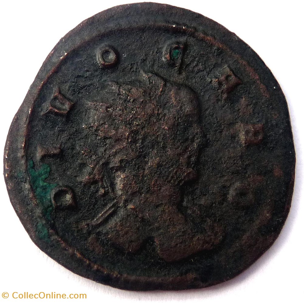 monnaies antiques romaines republicaines imperiales carus 283 285 rome consecratio