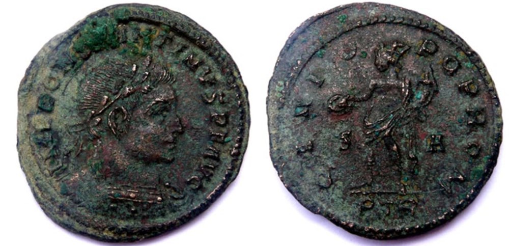 GENIO POP ROM/307-308/Trèves monnaies antiques a romaines imperiales et republicaines genio pop rom 307 308 treves